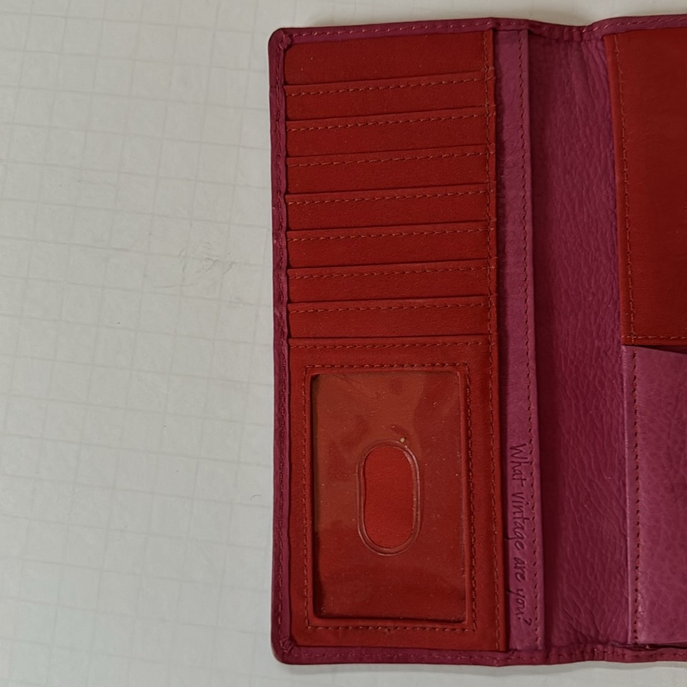 Fossil Wallet Floral Multi Color Faux Leather - image 8